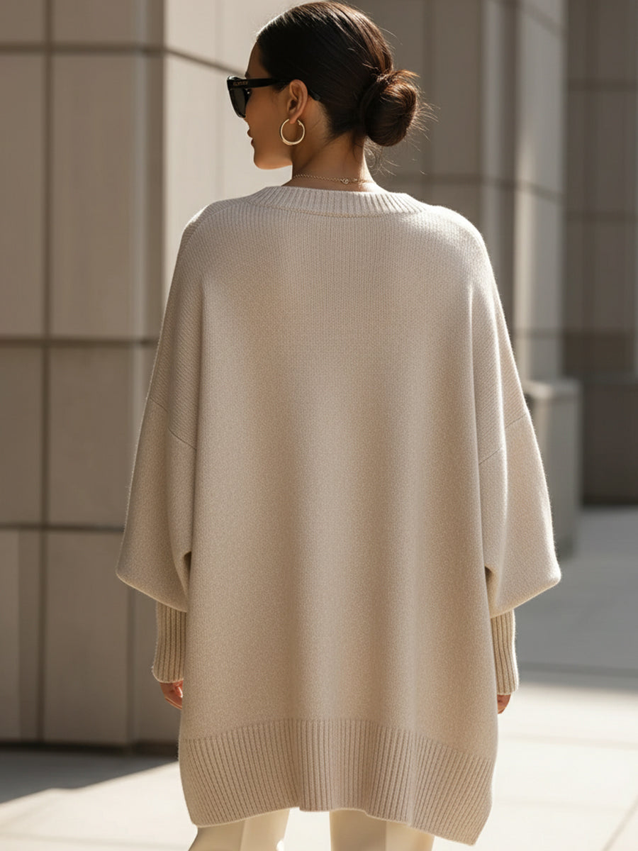 Rozanne | Poncho tricot oversize Karol Firenze
