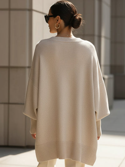 Rozanne | Poncho tricot oversize Karol Firenze