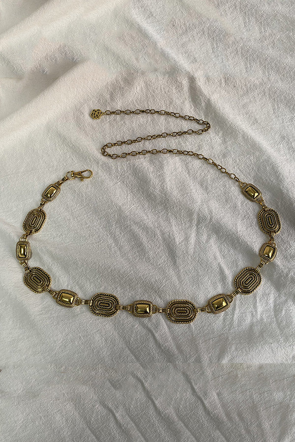 Raegan | Cadena de Cintura Geométrica Retro Mijn winkel