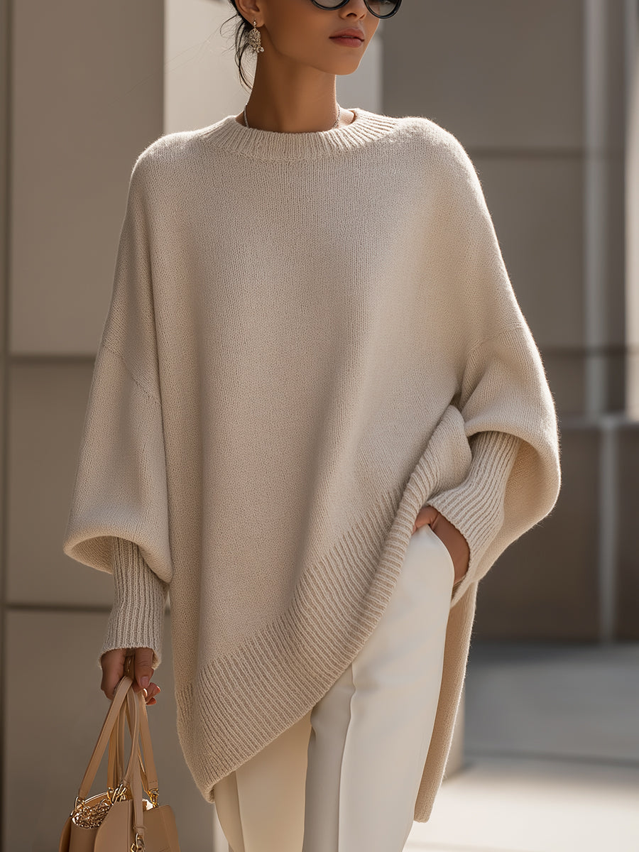 Rozanne | Poncho tricot oversize Karol Firenze
