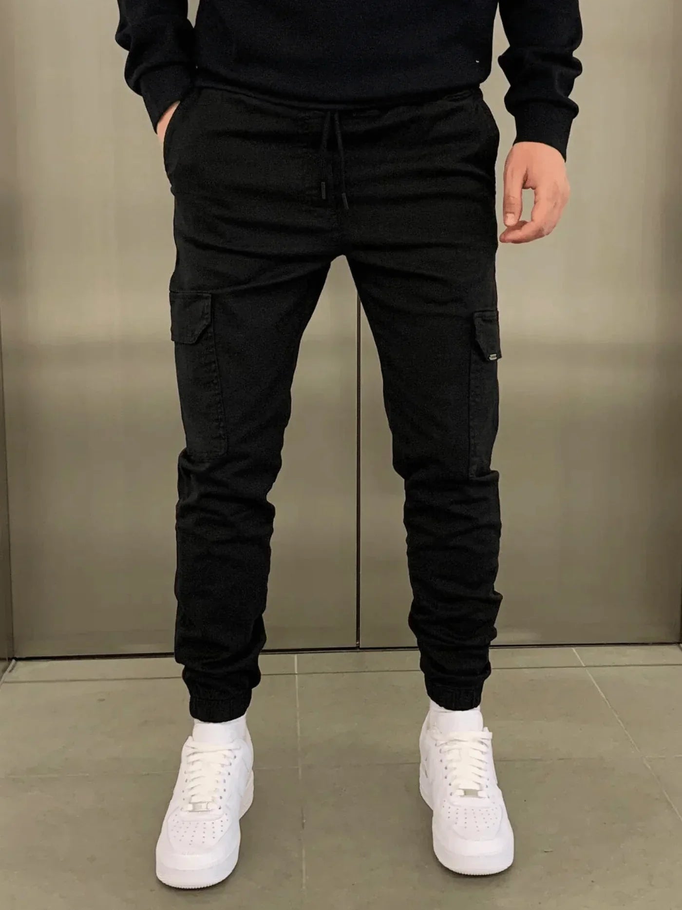 William | Pantalones Cargo Cómodos Elásticos