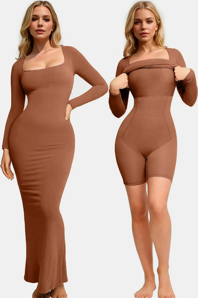 Helena | Marzena 8-En-1 Vestido Moldeador Con Cuerpo Incorporado Karol Firenze