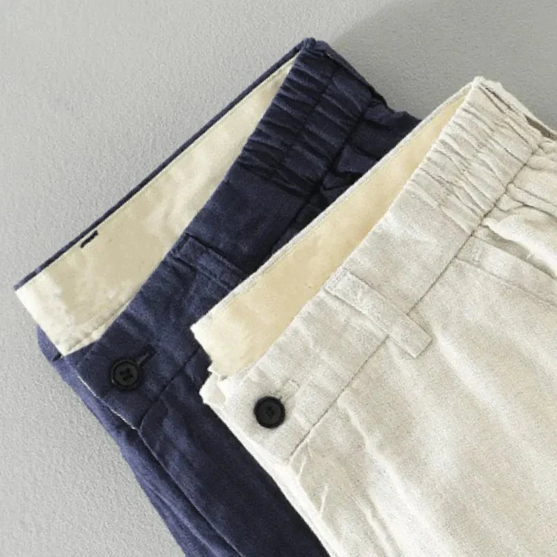 Ali | Pantalones Casual De Lino