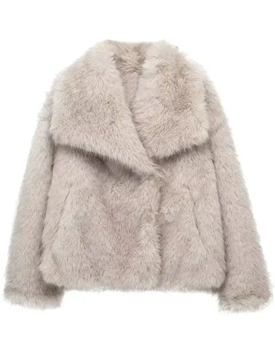 Rocío | Abrigo De Piel Elegante Para Mujer - Corte Regular -