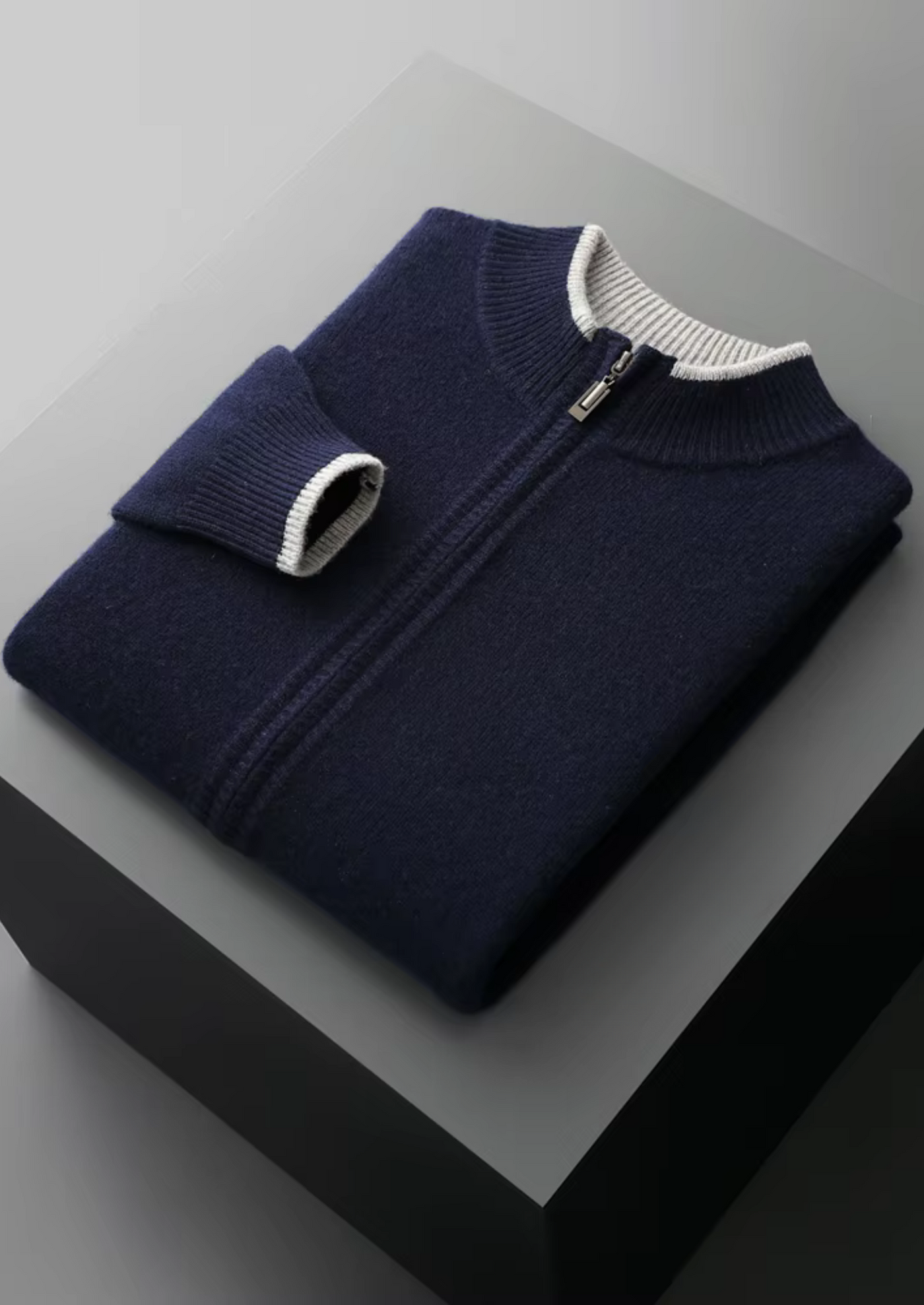Gabriel | Cardigán De Merino Con Cremallera