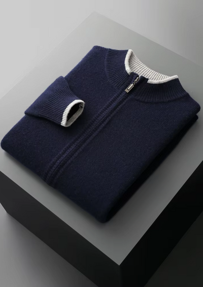 Gabriel | Cardigán De Merino Con Cremallera