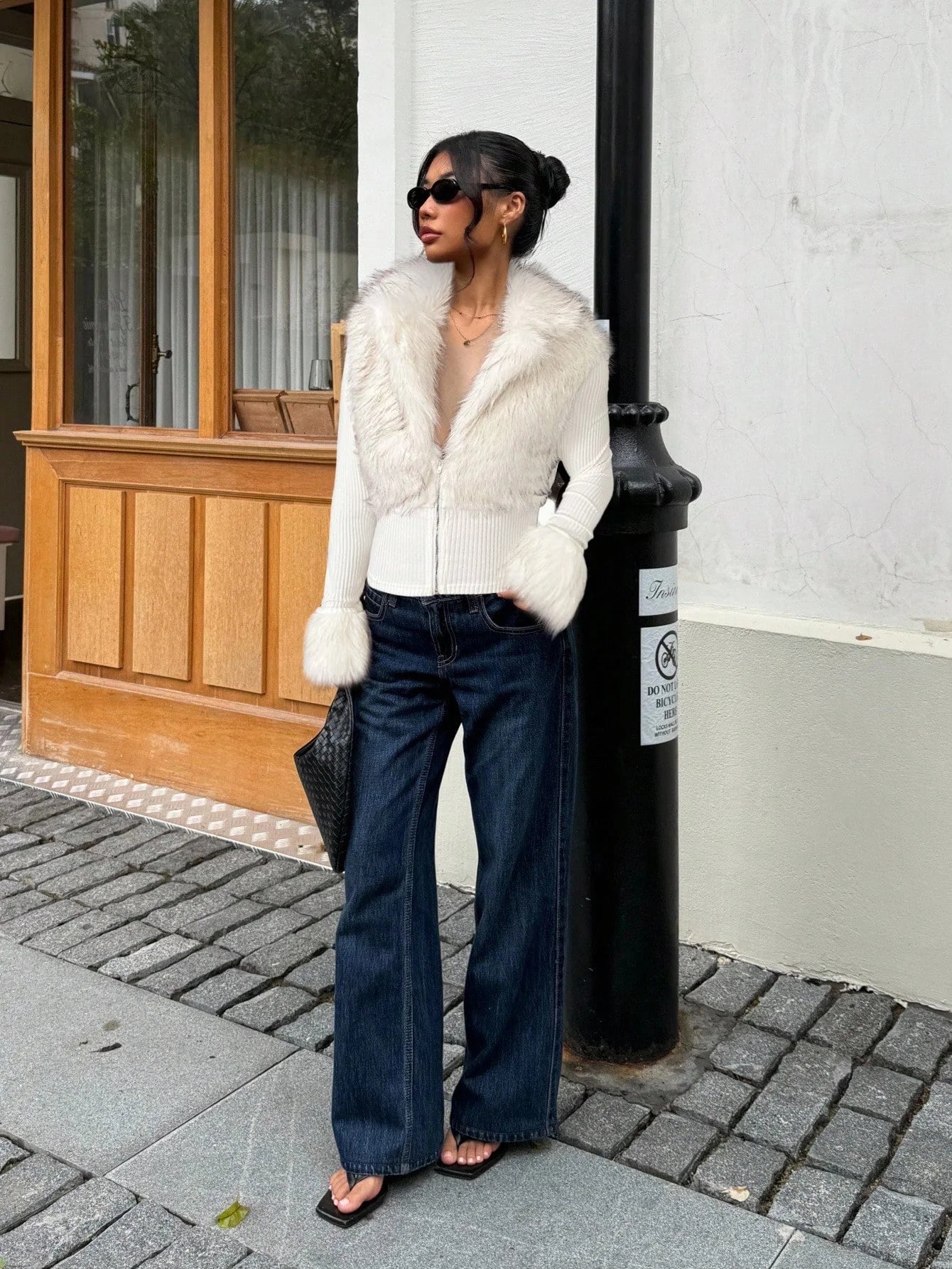 Chiara | Laréa Chaqueta Corto Con Cuello De Piel