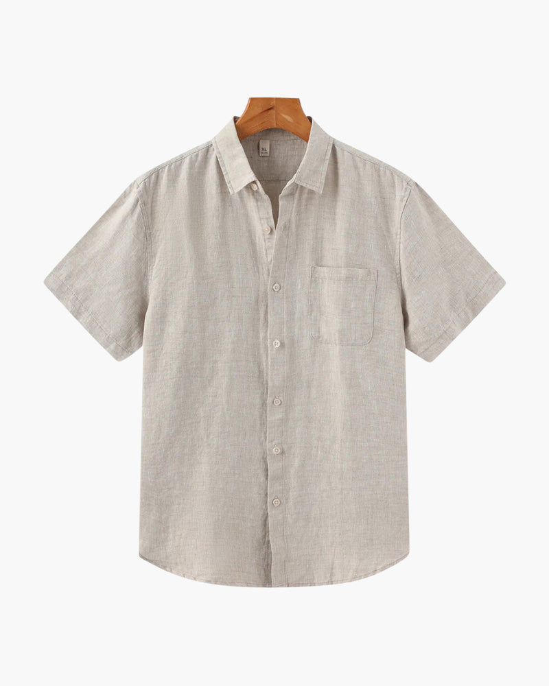 Marc-André | Camisa De Lino (Manga Corta)