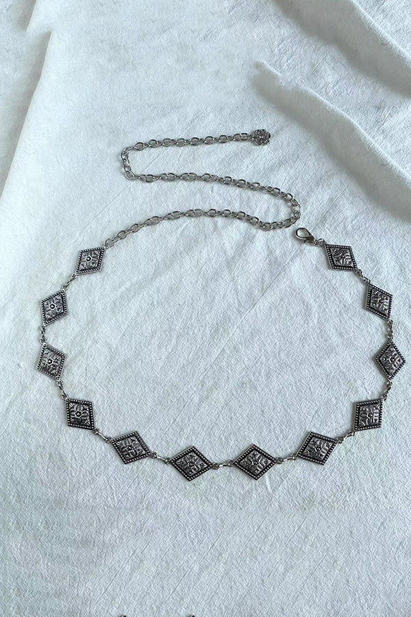 Raegan | Cadena de Cintura Geométrica Retro Mijn winkel