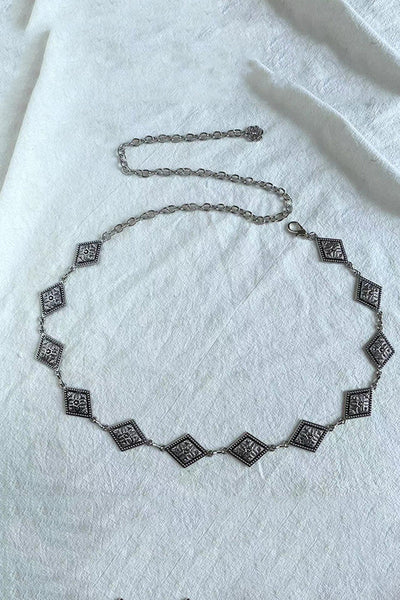 Raegan | Cadena de Cintura Geométrica Retro Mijn winkel