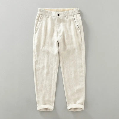 Ali | Pantalones Casual De Lino