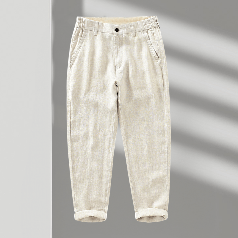 Ali | Pantalones Casual De Lino