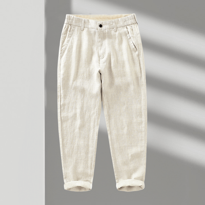 Ali | Pantalones Casual De Lino