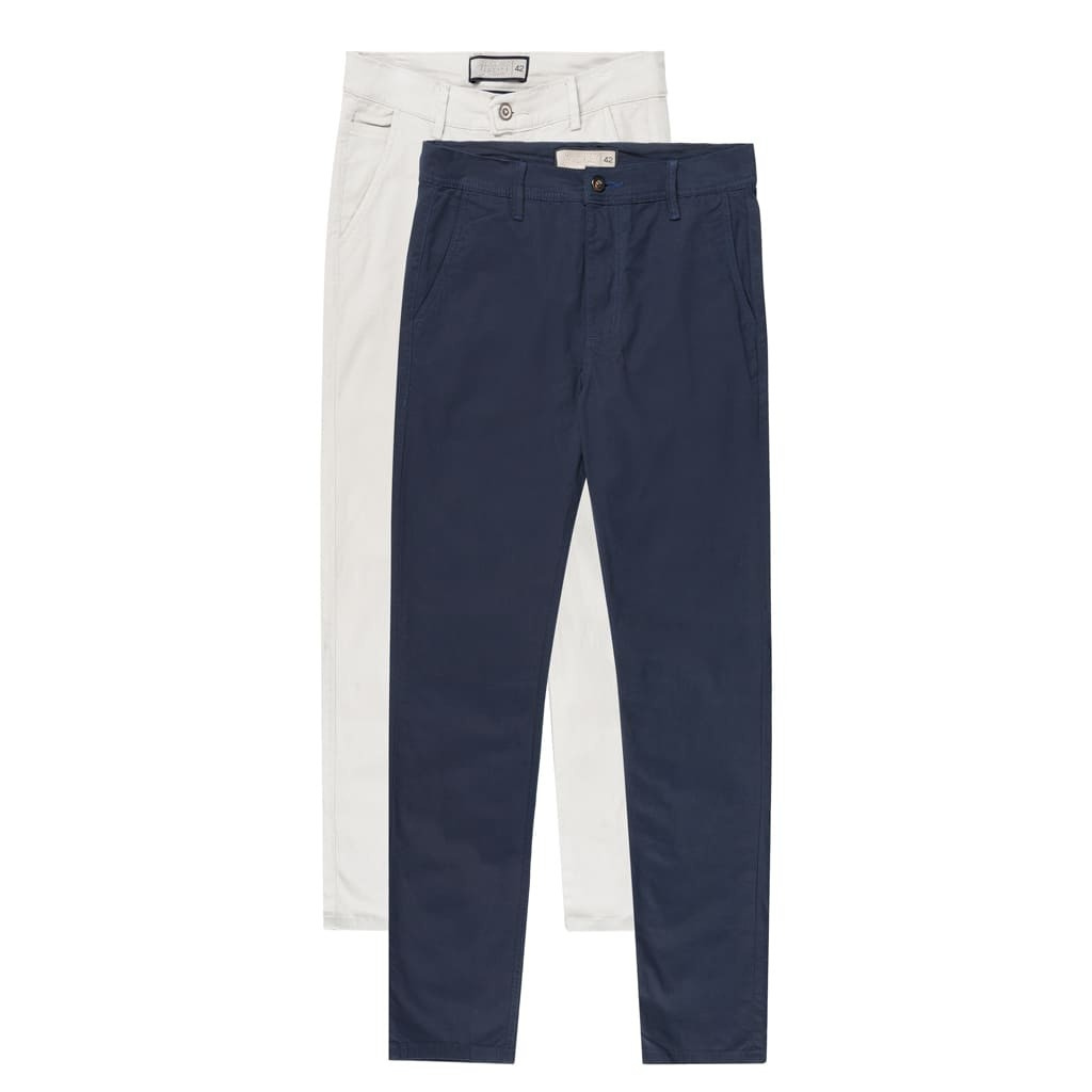 Omar | Kit De 2 Pantalones Chino