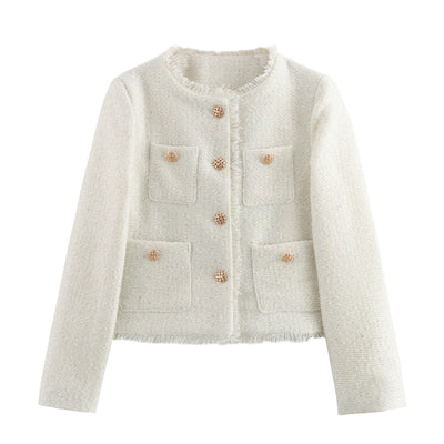 ALINA | Chaleco Elegante De Tweed