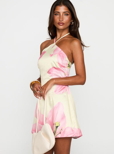 Magda | Vestido Mini Flora Con Patrón Floral Karol Firenze