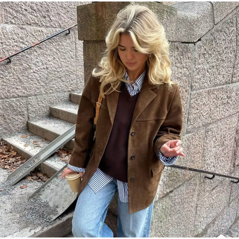 LEONA | Chaqueta De Lino Clásica