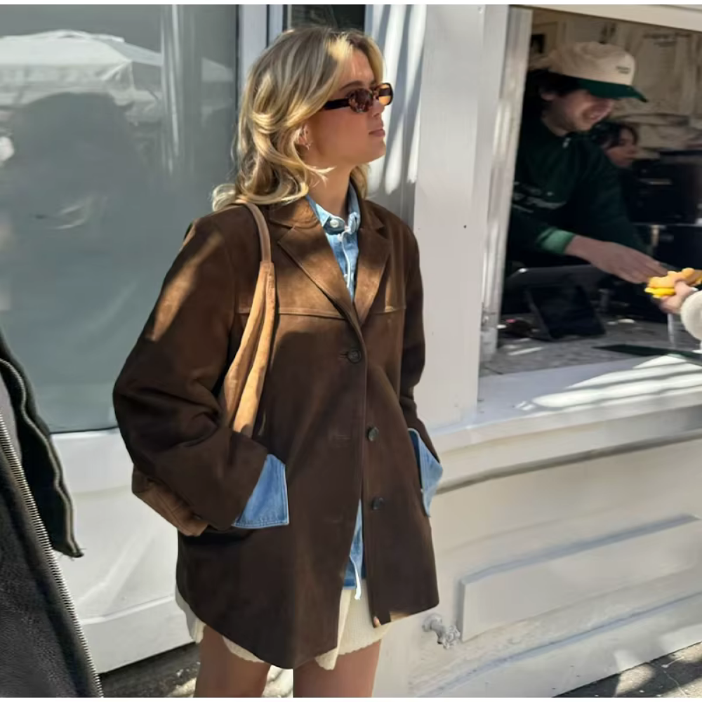 LEONA | Chaqueta De Lino Clásica