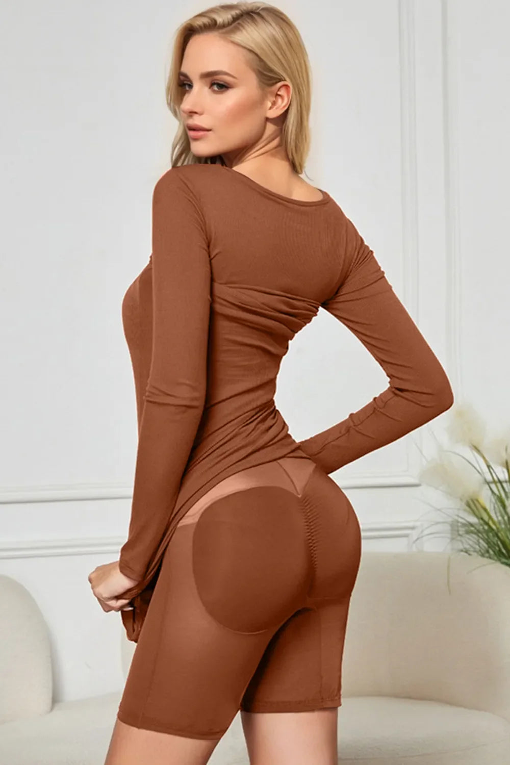 Helena | Marzena 8-En-1 Vestido Moldeador Con Cuerpo Incorporado Karol Firenze