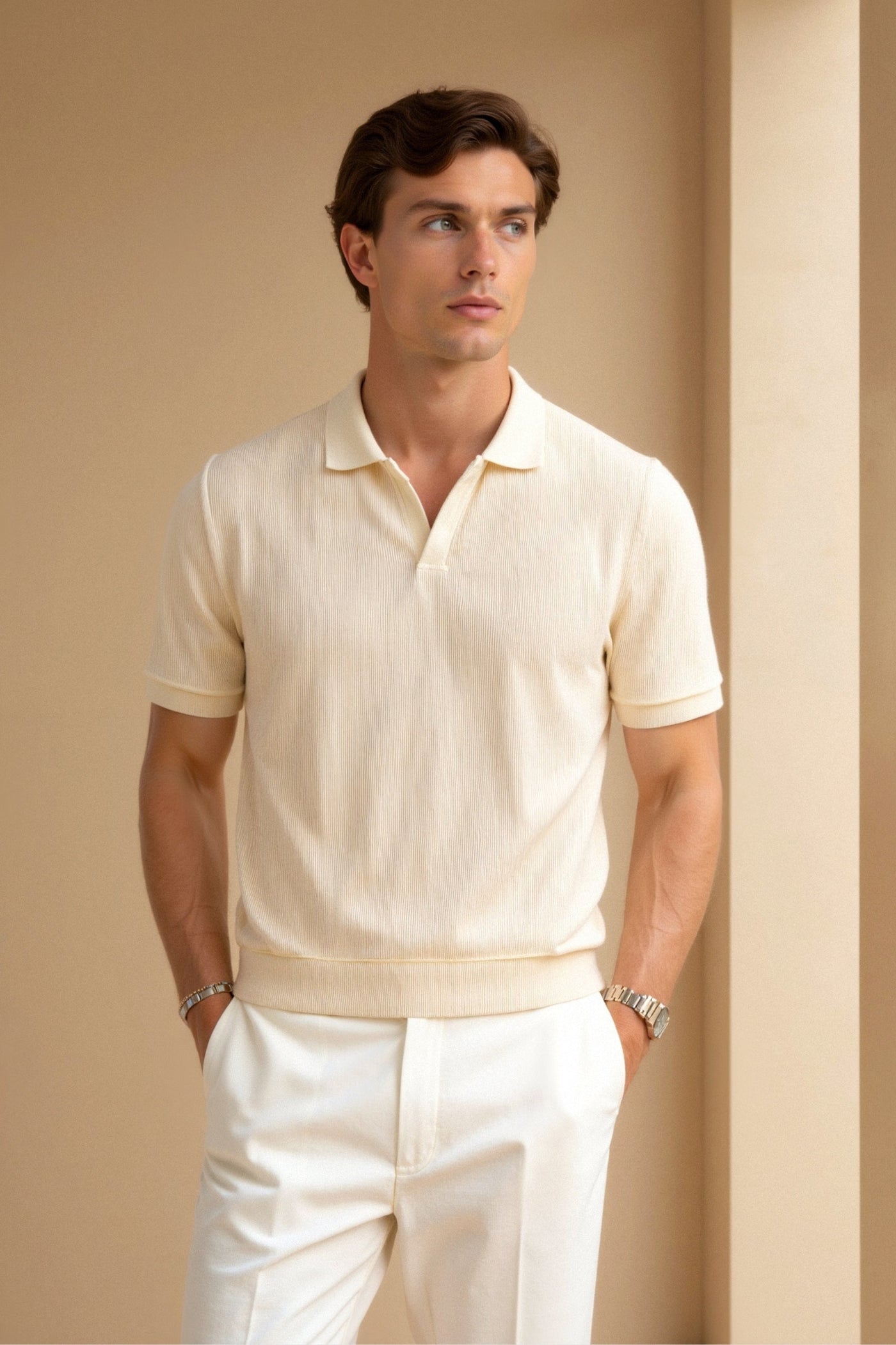 Adrián | Camiseta Polo De Estructura De