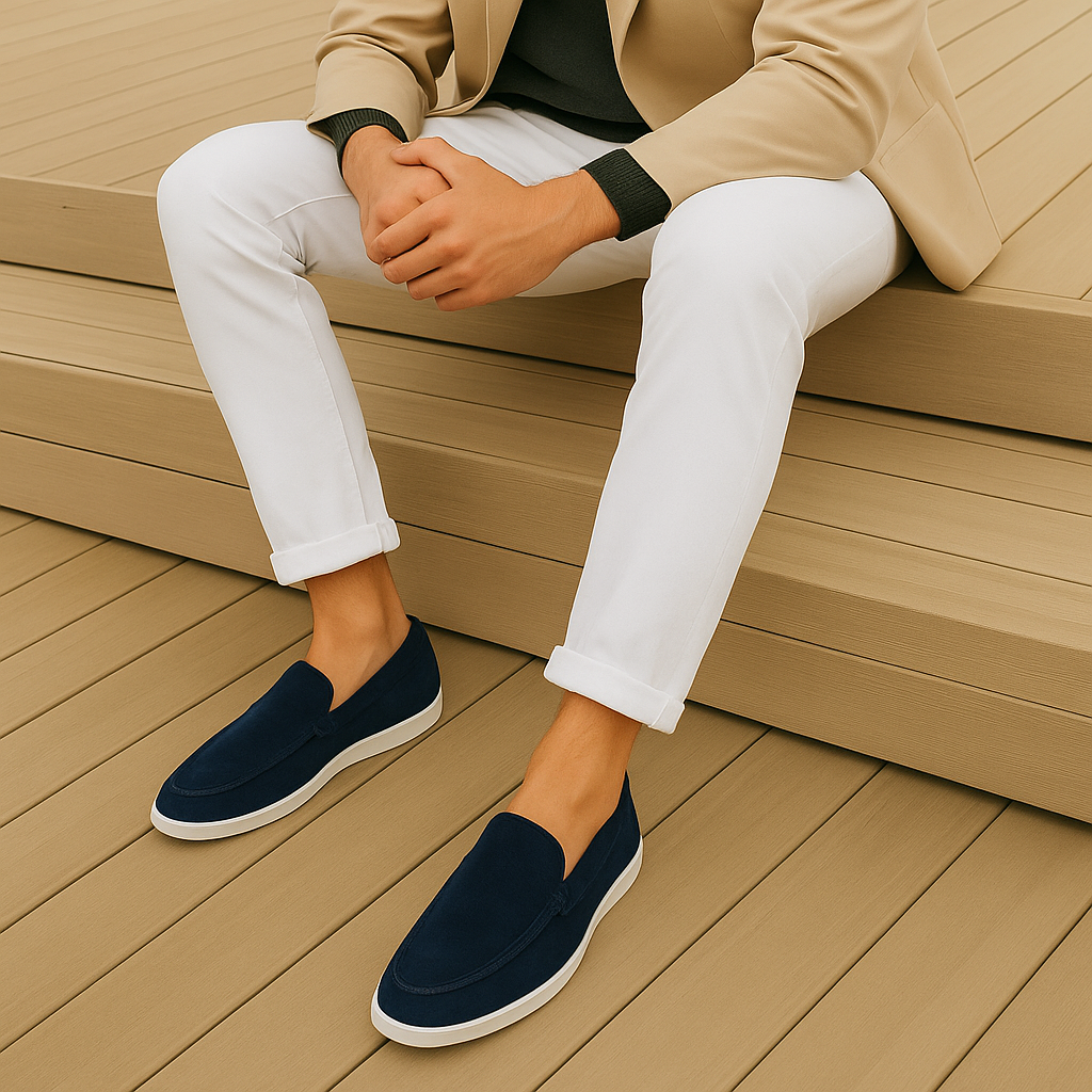 Alexandros | Mocasines Elegantes De Ante