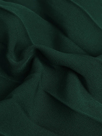 Clara | Jowita Vestido Midi Plisado Verde Con Cinturón Karol Firenze