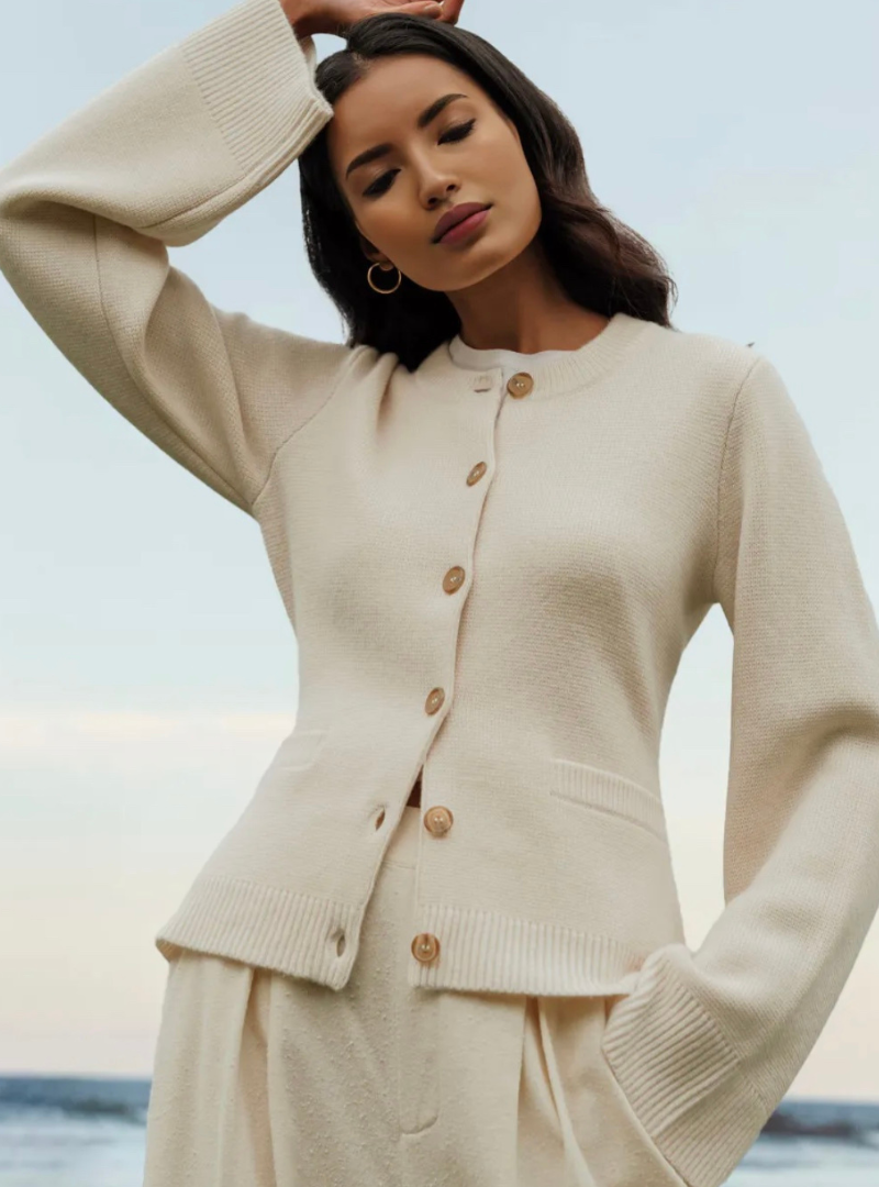 Camille | Suéter Suave Para Mujer Con Botones