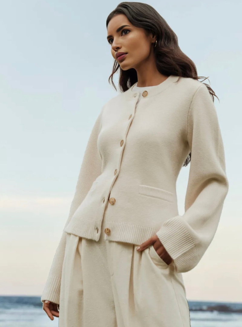 Camille | Suéter Suave Para Mujer Con Botones