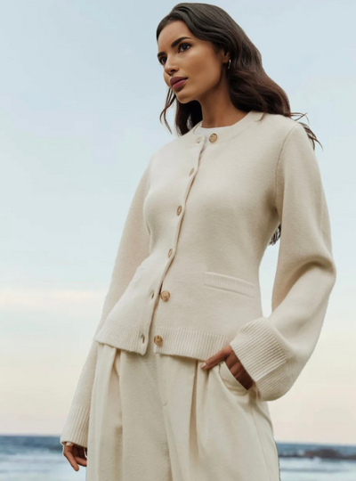 Camille | Suéter Suave Para Mujer Con Botones