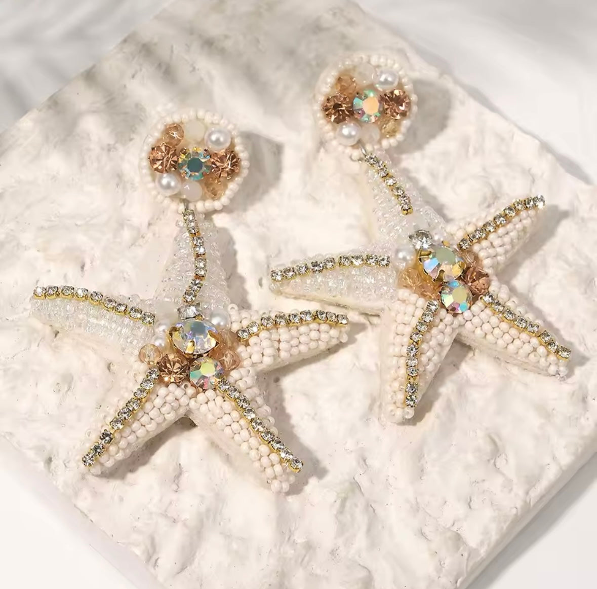 Jane | Aretes de Perlas en Forma de Estrella de Mar Mijn winkel