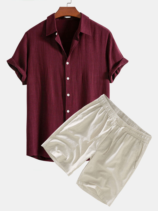 Ivan-Mikhail | Camisa Y Pantalones Cortos De