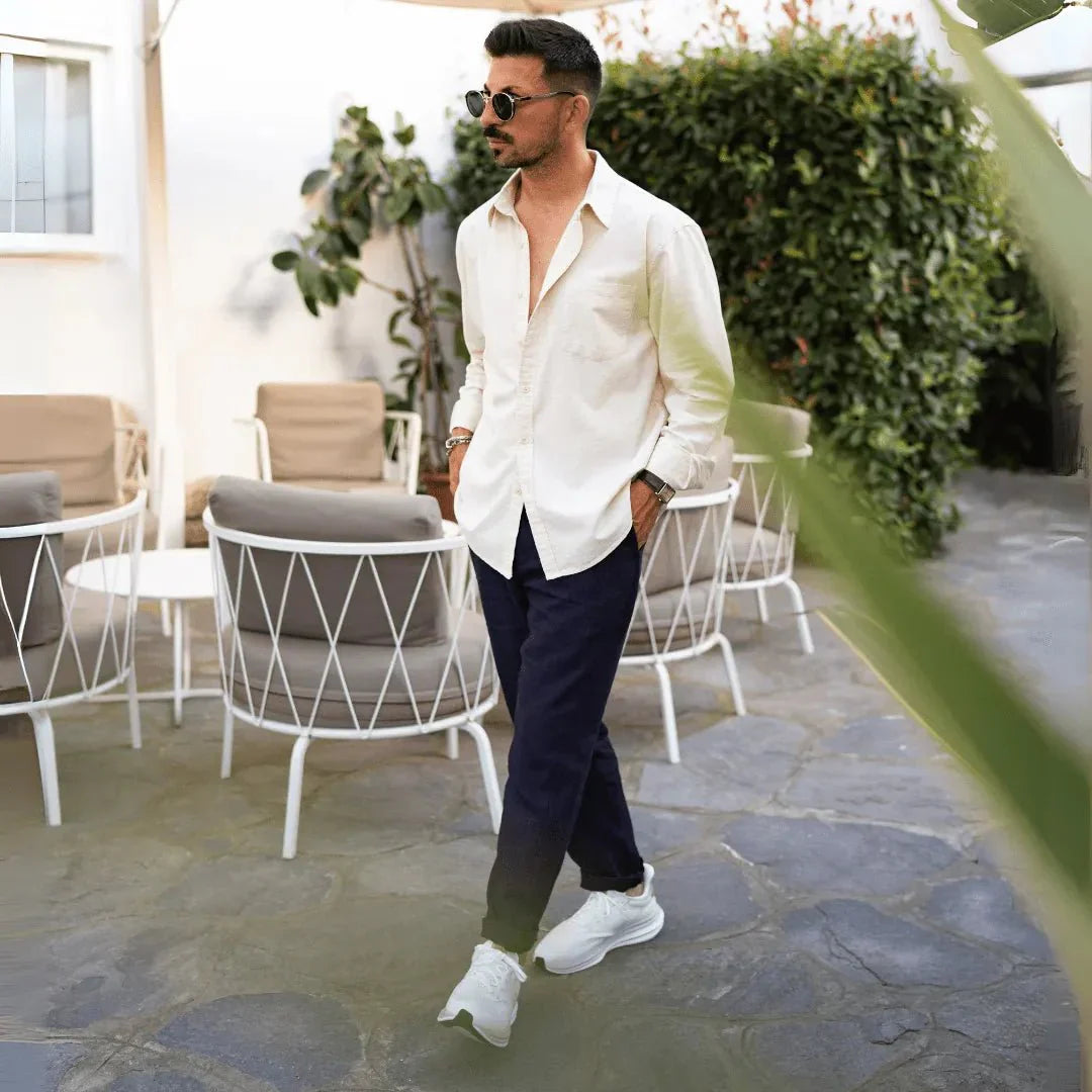 Ali | Pantalones Casual De Lino
