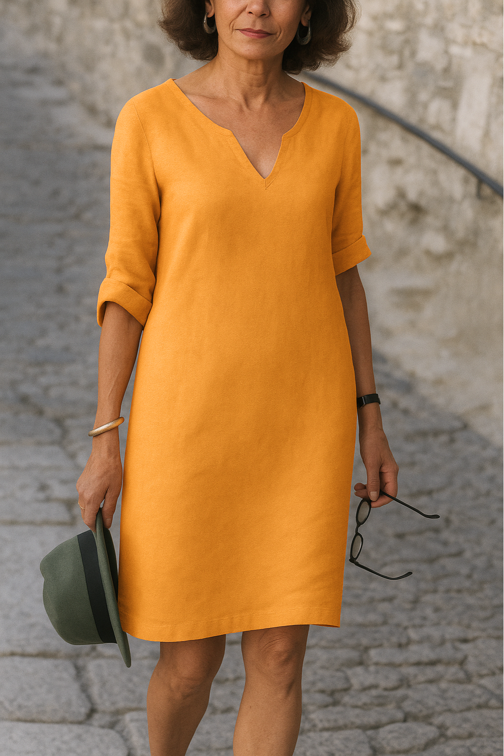 Ria | Vestido Elegante Con Escote En V Para Cada Ocasión Mijn winkel