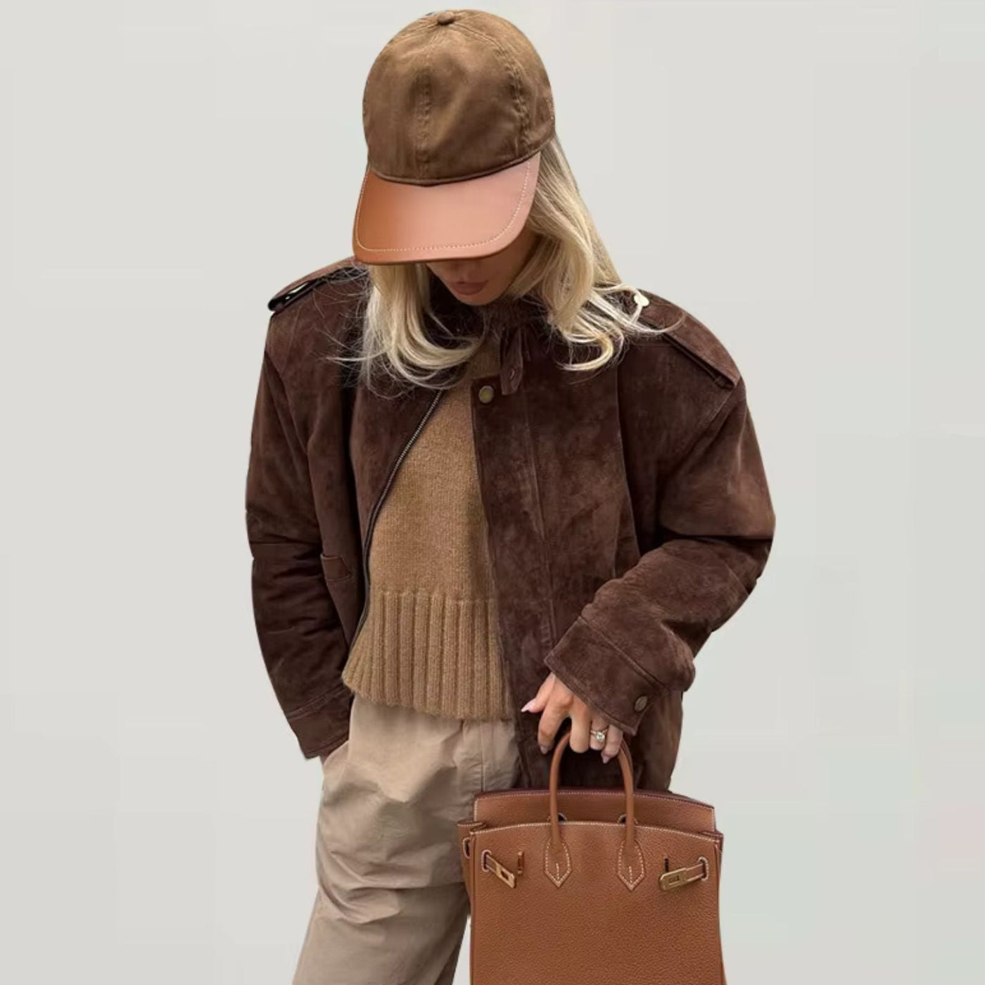 FAYE | Chaqueta Oversize De Ante
