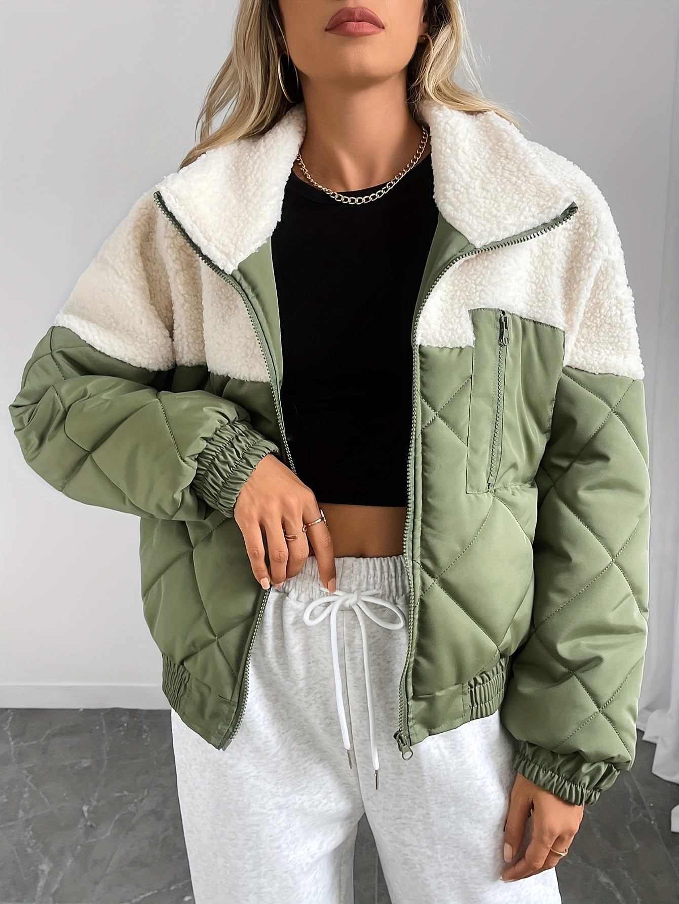 Helena | Chaqueta Puchowa Tussen | Acabado Redondeado Casual - Manga Larga