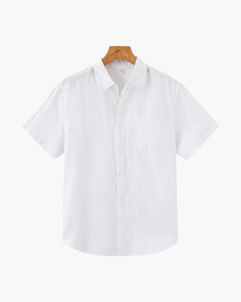 Marc-André | Camisa De Lino (Manga Corta)