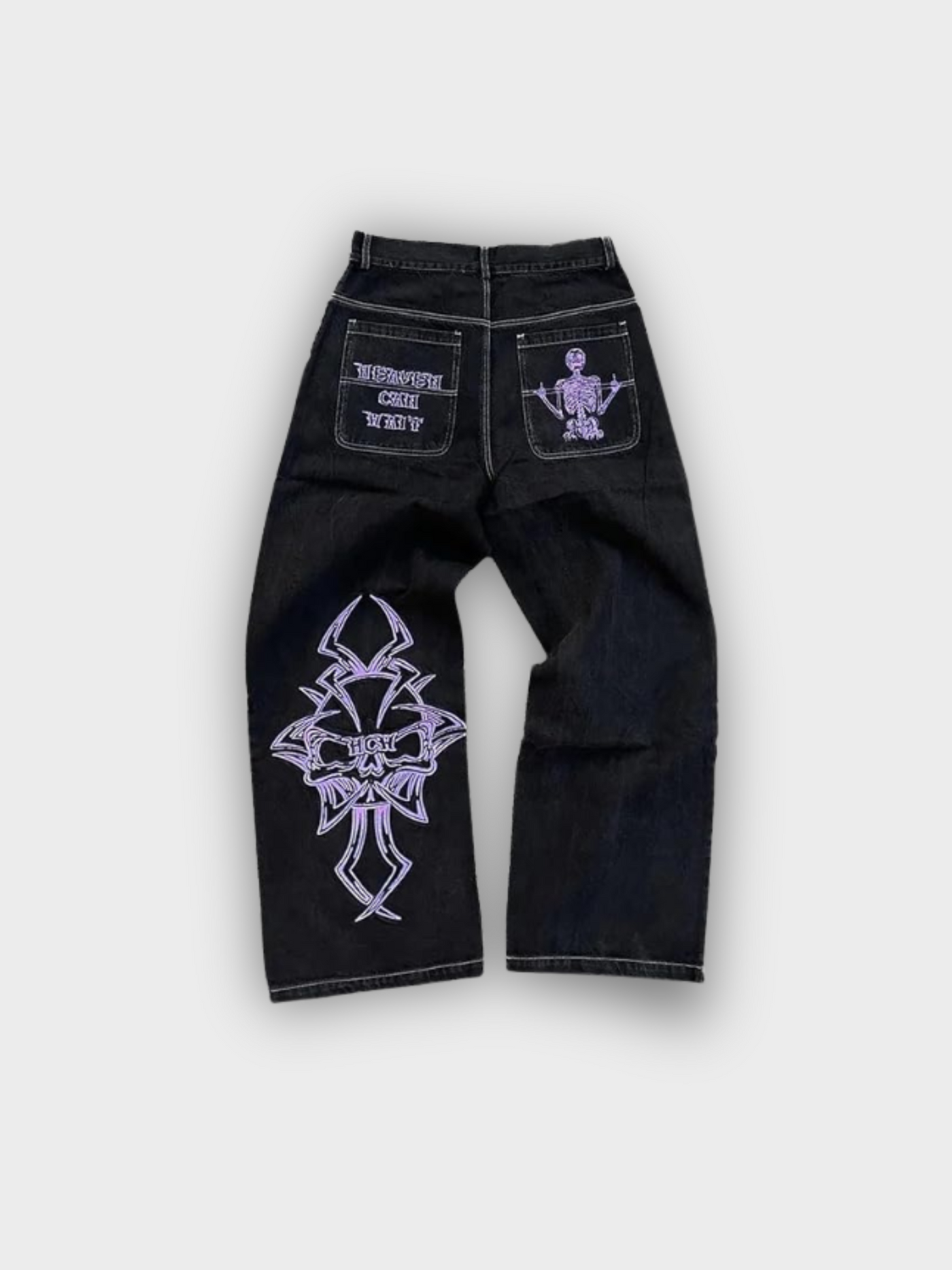 George | Jeans Baggy Bordados