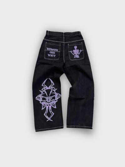 George | Jeans Baggy Bordados