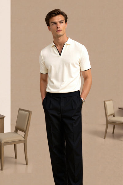 Cristian | Polo Ajustado Slim En Contraste