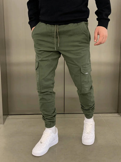 William | Pantalones Cargo Cómodos Elásticos