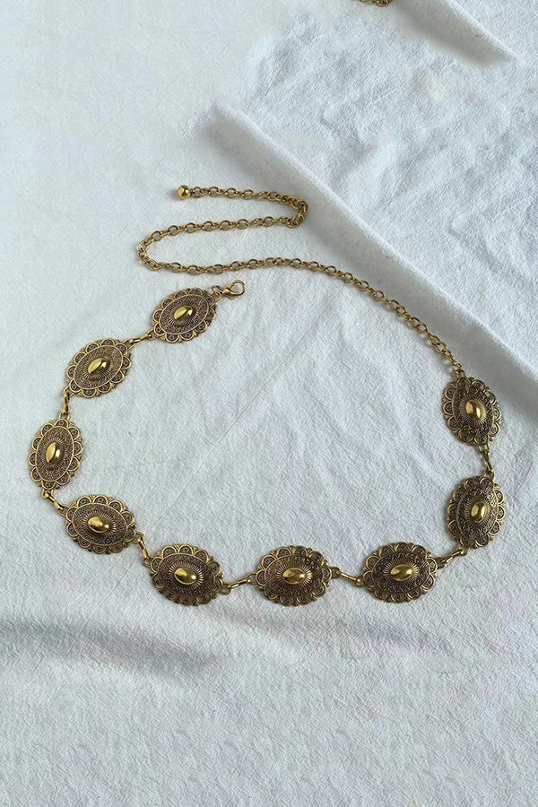 Raegan | Cadena de Cintura Geométrica Retro Mijn winkel