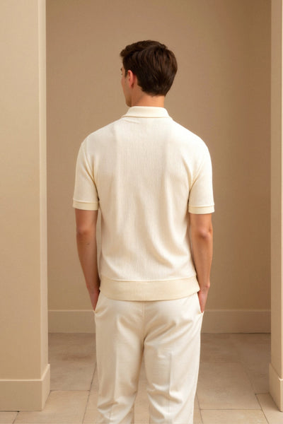 Adrián | Camiseta Polo De Estructura De