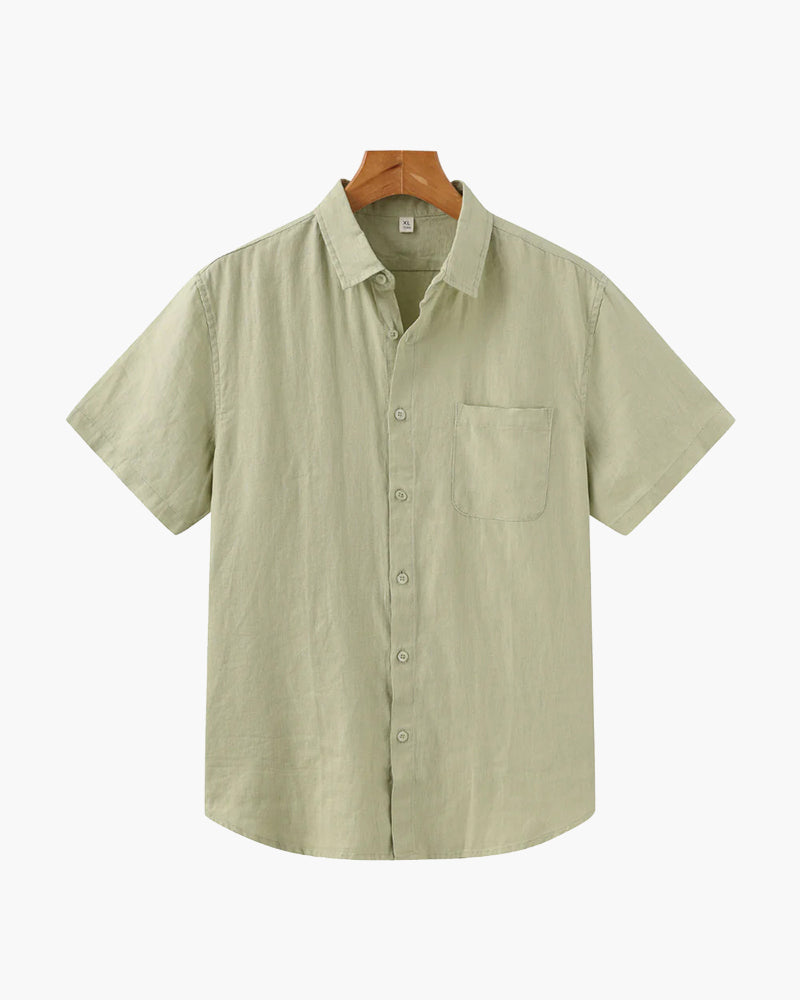 Marc-André | Camisa De Lino (Manga Corta)