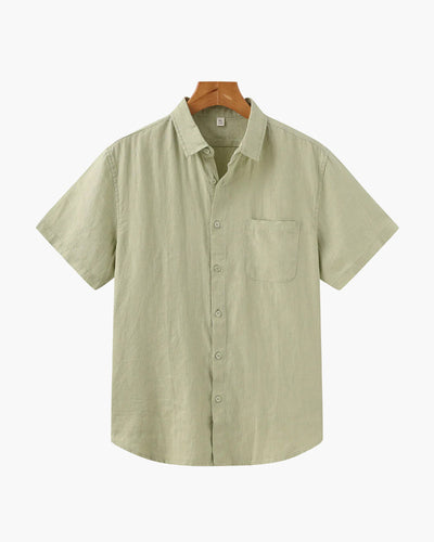 Marc-André | Camisa De Lino (Manga Corta)
