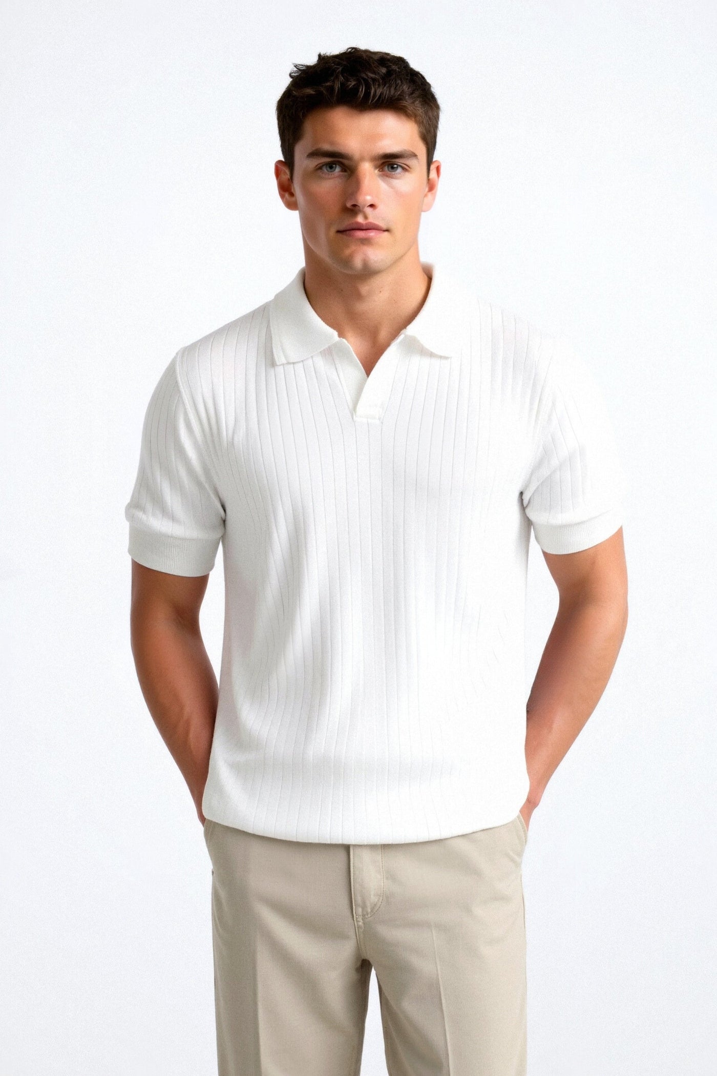 Damián | Polo De Algodón Acanalado