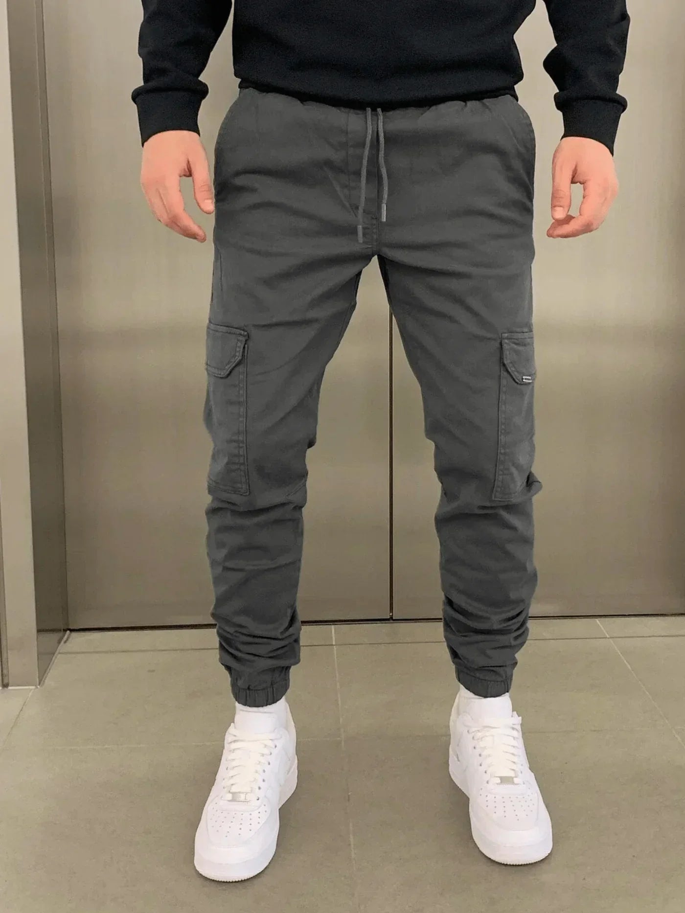 William | Pantalones Cargo Cómodos Elásticos