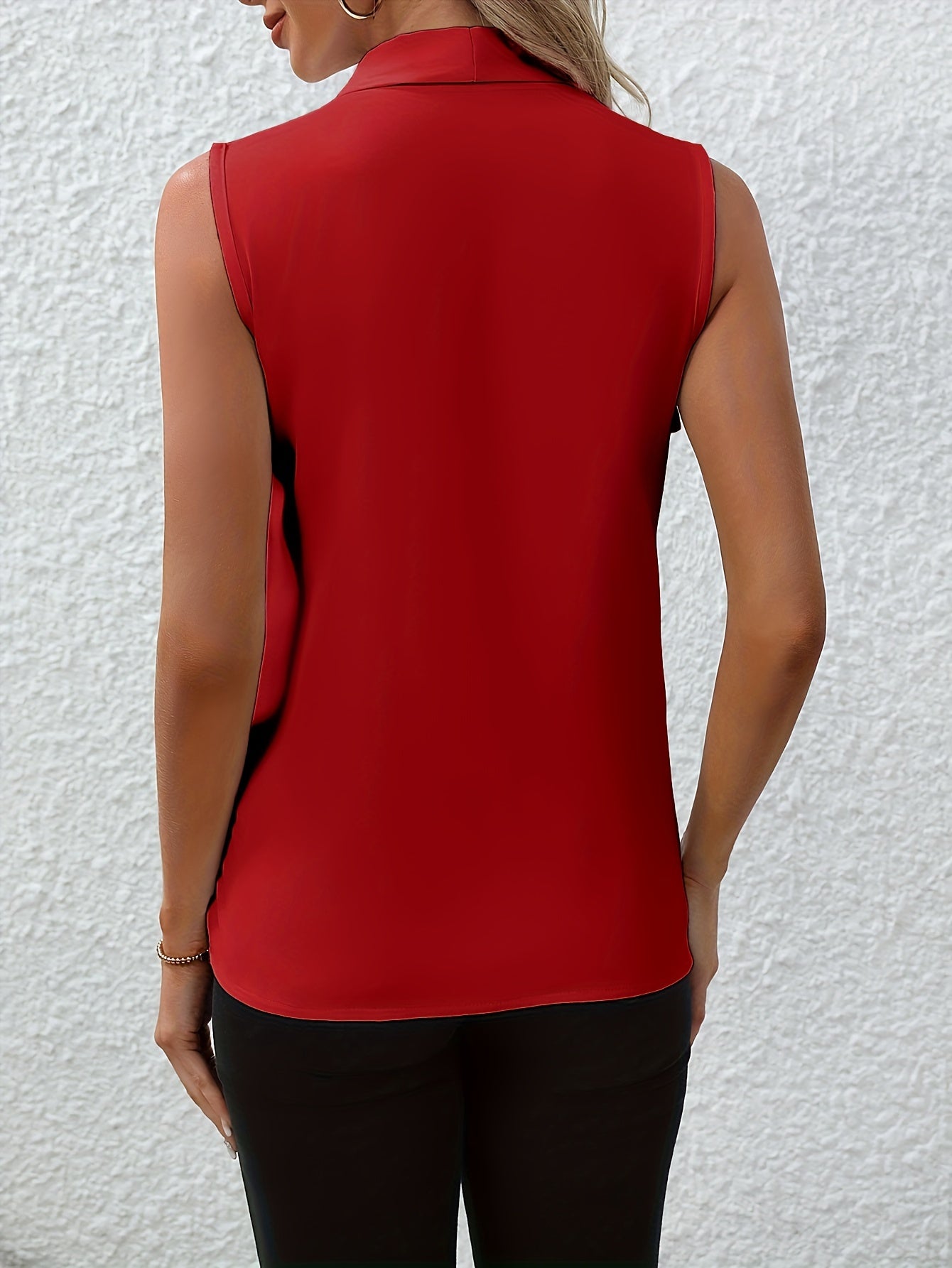 Annabel  | Blusa elegante sin mangas  con escote en V elegante Mijn winkel