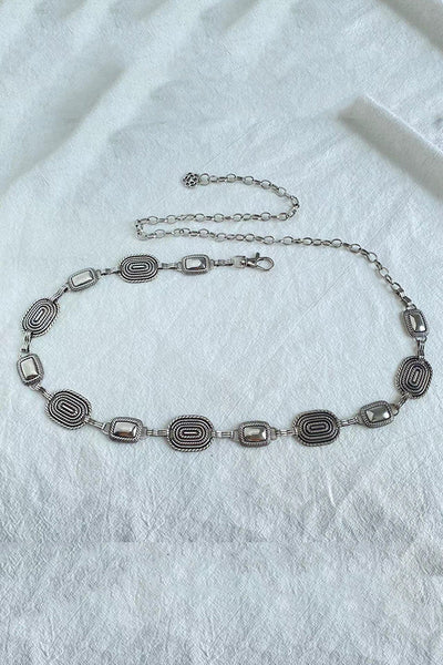 Raegan | Cadena de Cintura Geométrica Retro Mijn winkel