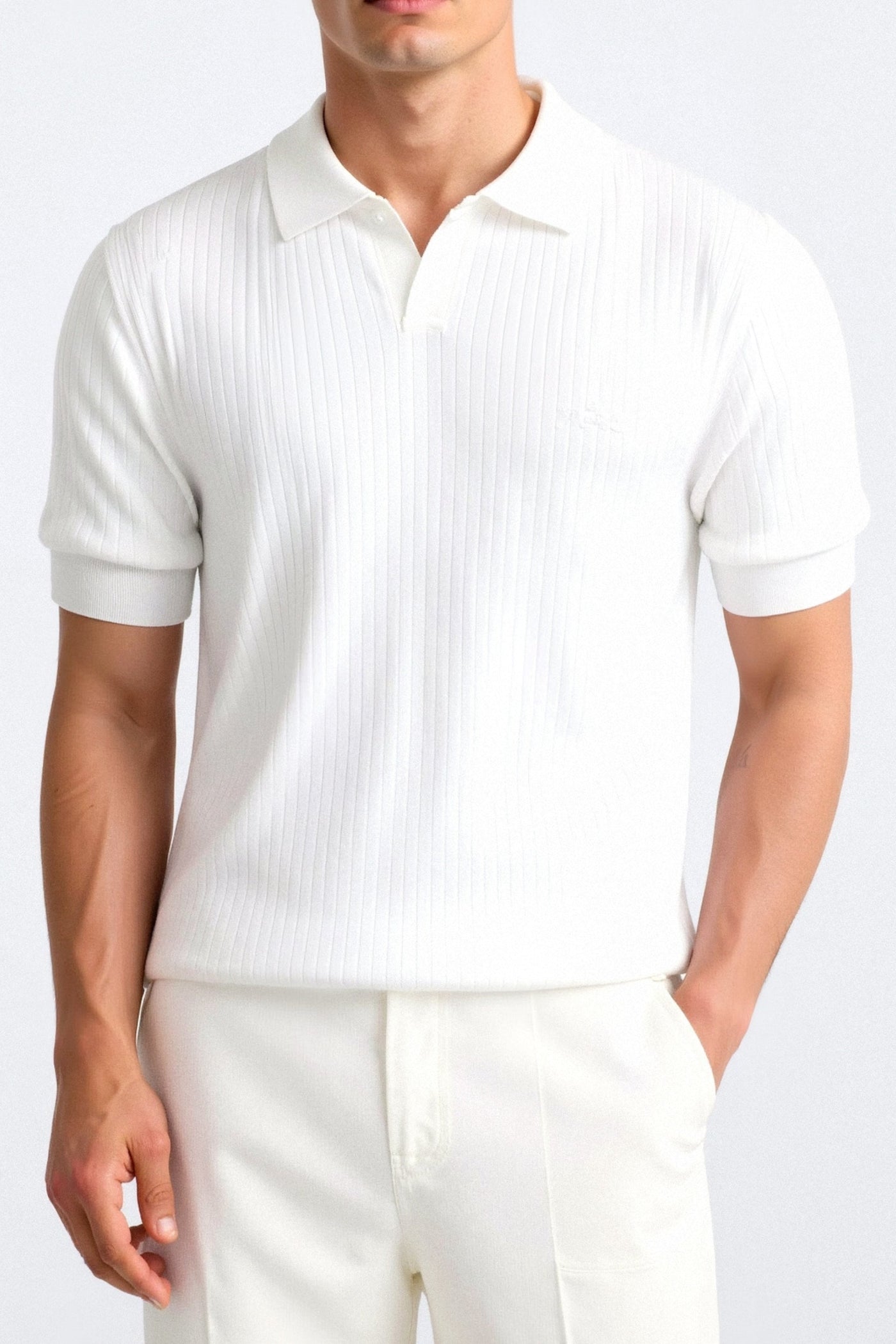 Damián | Polo De Algodón Acanalado