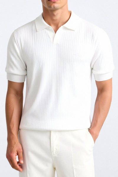 Damián | Polo De Algodón Acanalado